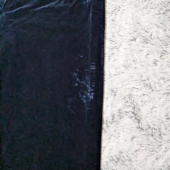 Sezane Velvet Pants Florentino Trousers Wide Leg Navy Size 12 XXL 44 - Picture 12 of 12